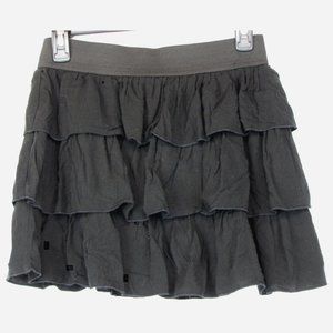 SALE! Ruffle Black Short Mini Skirt